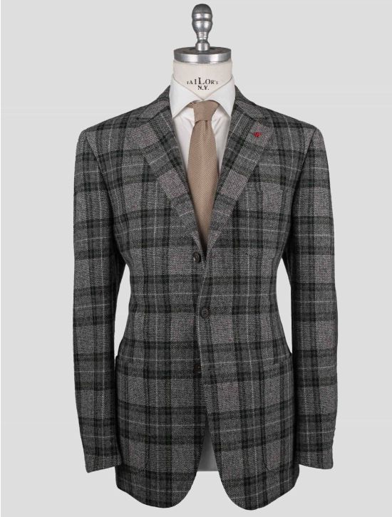 Isaia Isaia Multicolor Virgin Wool Ea Blazer multicolor 000