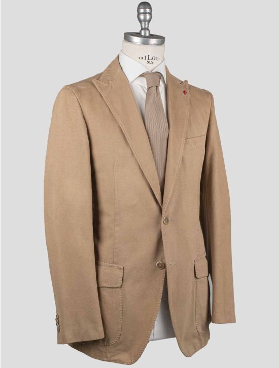 Isaia Isaia Beige Cotton Blazer Beige 001