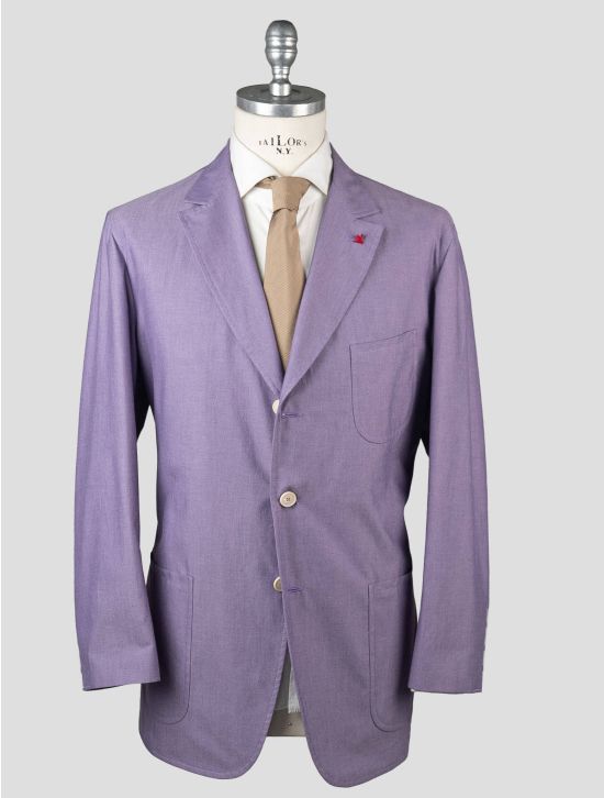 Isaia Isaia Purple Wool Blazer Purple 000