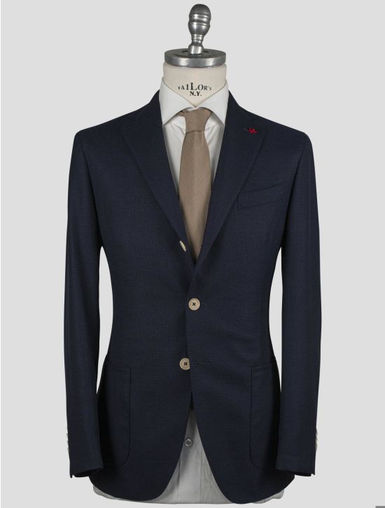 Isaia Isaia Blue Wool Blazer Blue 000