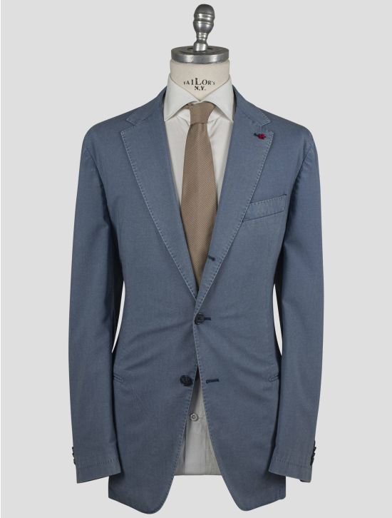 Isaia Isaia Light Blue Wool Ea Blazer Light Blue 000