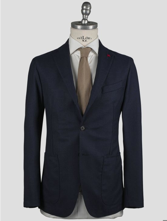 Isaia Isaia Blue Virgin Wool Blazer Blue 000