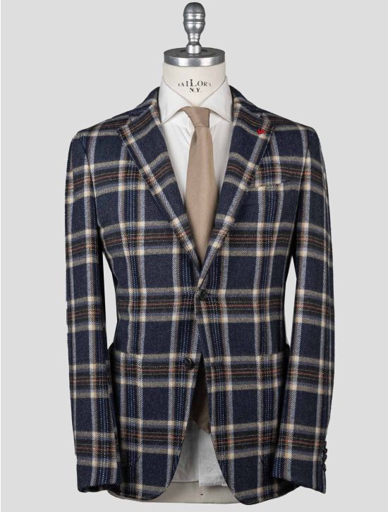 Isaia Isaia Multicolor Virgin Wool Blazer Multicolor 000