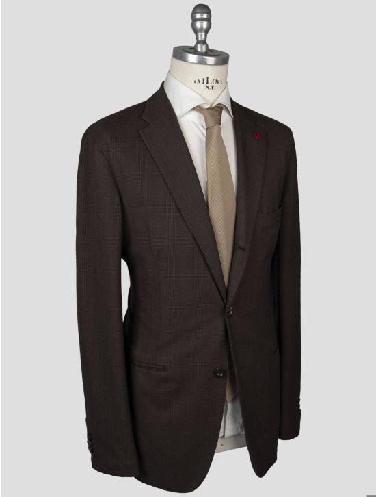 Isaia Isaia Brown Virgin Wool Blazer Brown 001