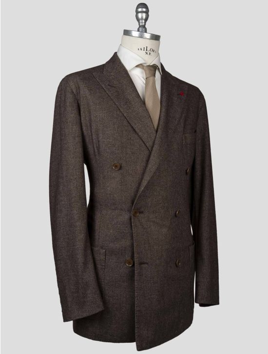 Isaia Isaia Gray Cashmere Pa Blazer Brown 001