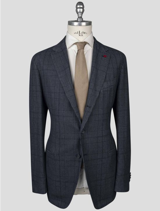 Isaia Isaia Blue Linen Pa Cotton Blazer Blue 000