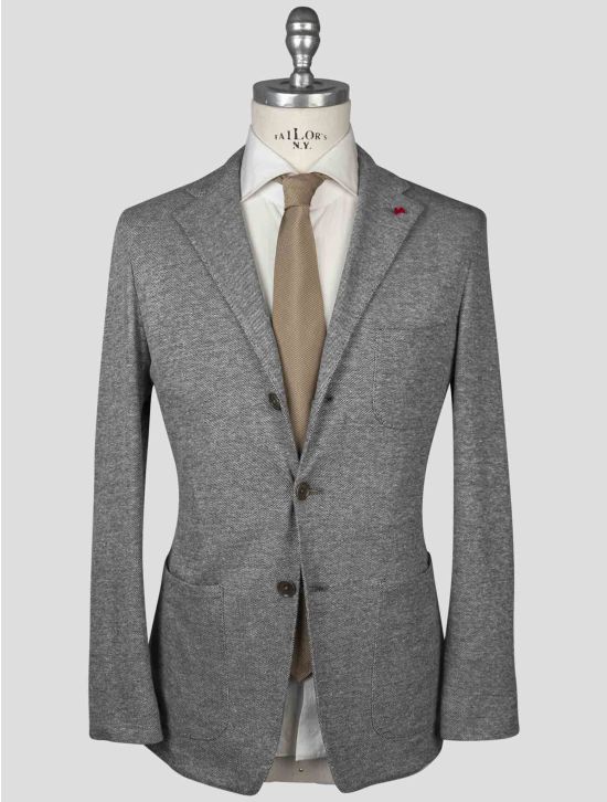 Isaia Isaia Gray Cotton Blazer Gray 000