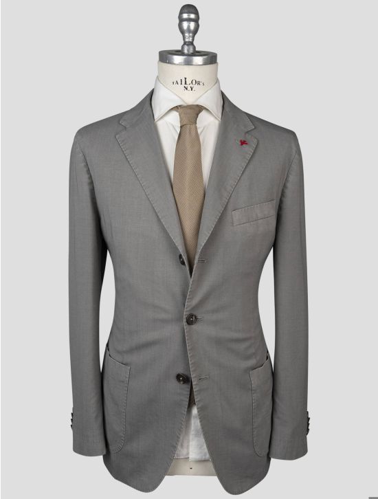 Isaia Isaia Gray Wool Ea Blazer Gray 000