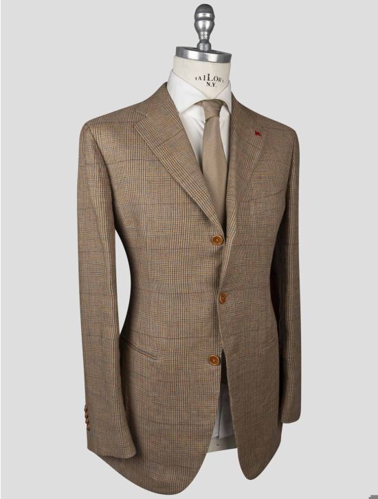 Isaia Isaia Multicolor Linen Blazer Multicolor 001