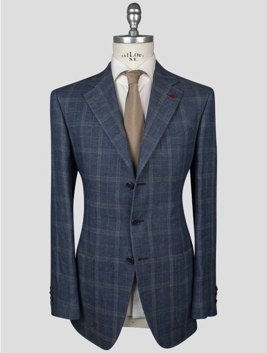 Isaia Isaia Multicolor Linen Blazer Multicolor 000