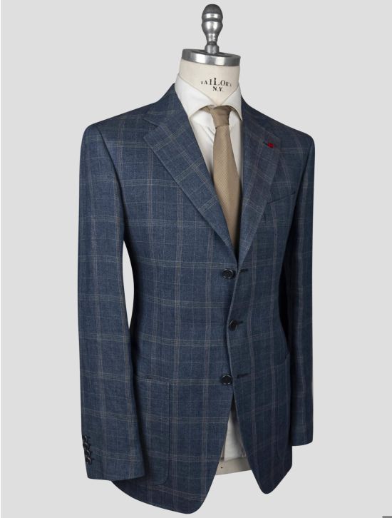 Isaia Isaia Multicolor Linen Blazer Multicolor 001