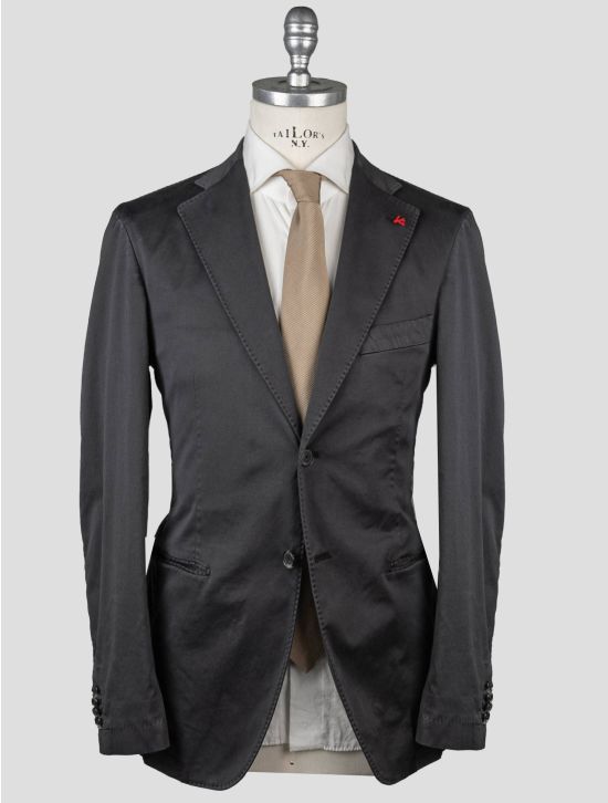 Isaia Isaia Gray Cotton Ea Blazer Gray 000