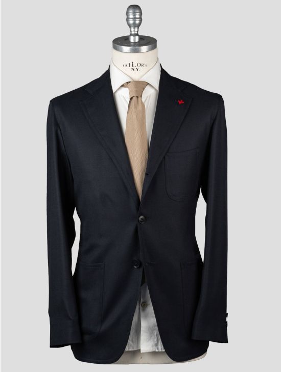 Isaia Isaia Black Wool Cashmere Blazer Black 000