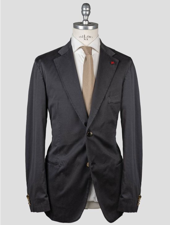 Isaia Isaia Gray Cotton Ea Blazer Gray 000