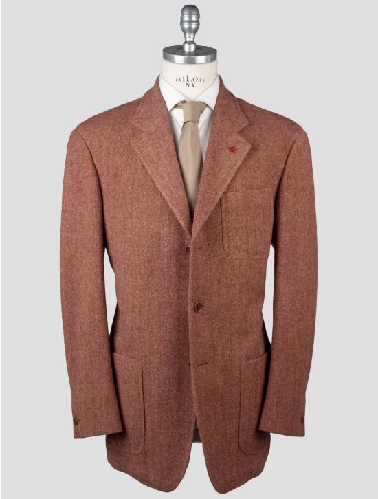 Isaia Isaia Red Wool Pa Ea Blazer Red 000