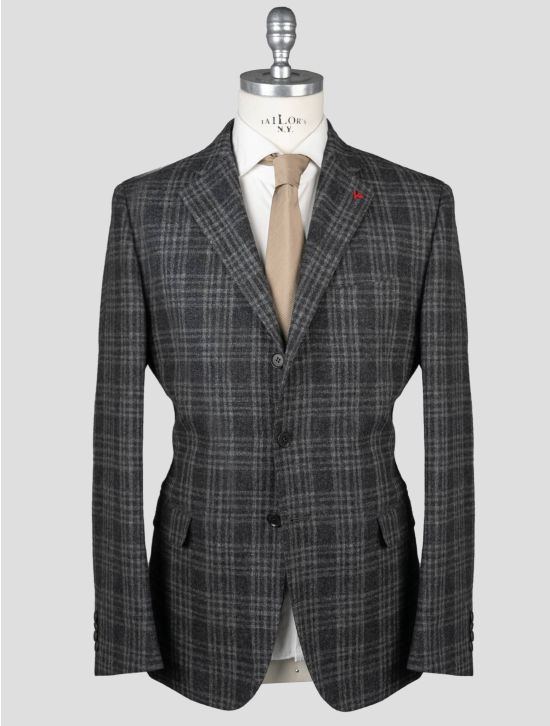 Isaia Isaia Gray Wool Cashmere Blazer Gray 000