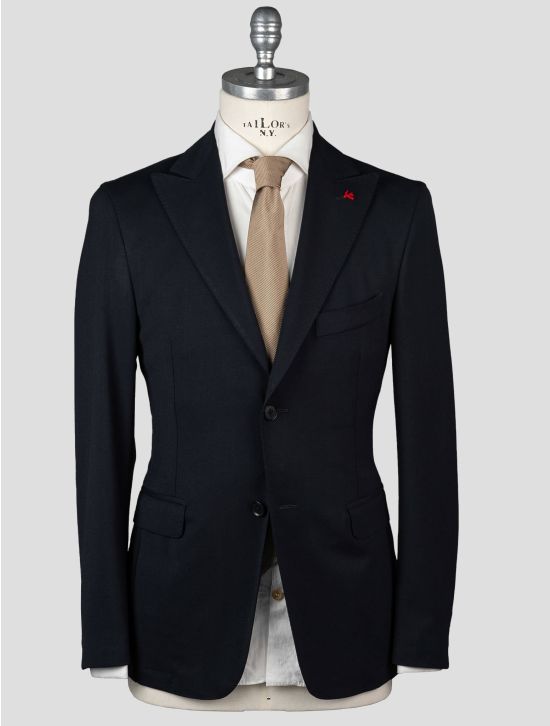 Isaia Isaia Black Wool Blazer Black 000