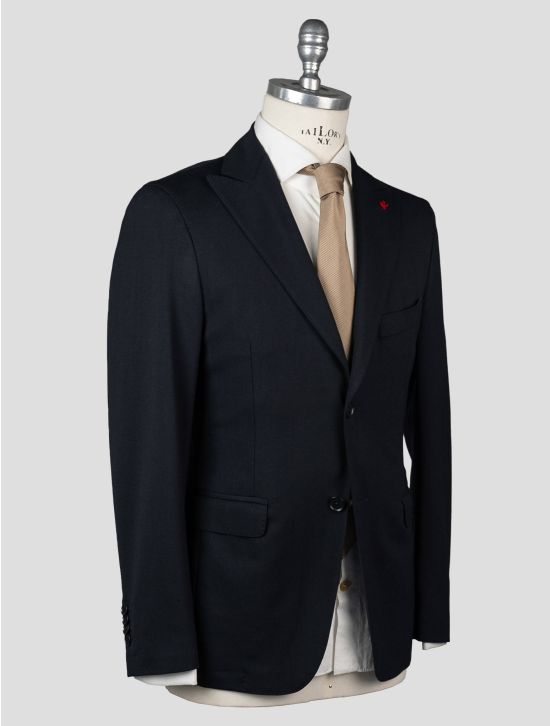 Isaia Isaia Black Wool Blazer Black 001