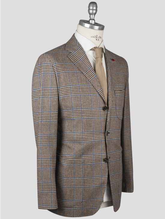 Isaia Isaia Multicolor Wool Cashmere Blazer Multicolor 001