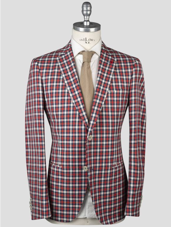 Isaia Isaia Multicolor Wool Linen Cashmere Blazer Multicolor 000