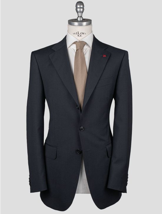 Isaia Isaia Black Wool Tasmania Blazer Black 000