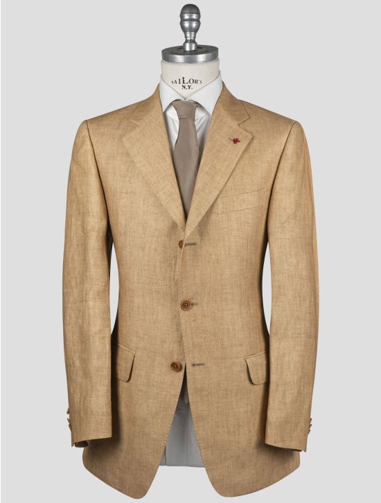 Isaia Isaia Orange Linen Blazer Orange 000