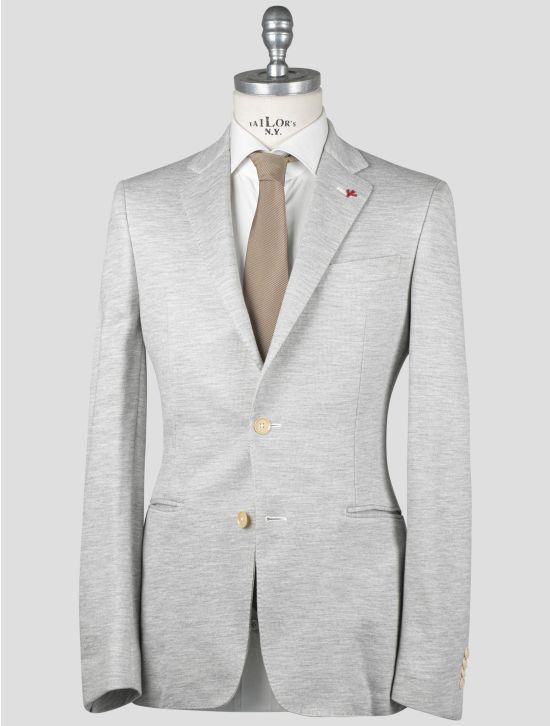 Isaia Isaia Gray Cotton Viscose Blazer Gray 000