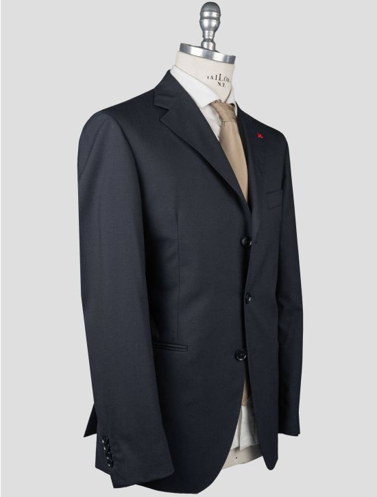 Isaia Isaia Black Wool Blazer Black 001