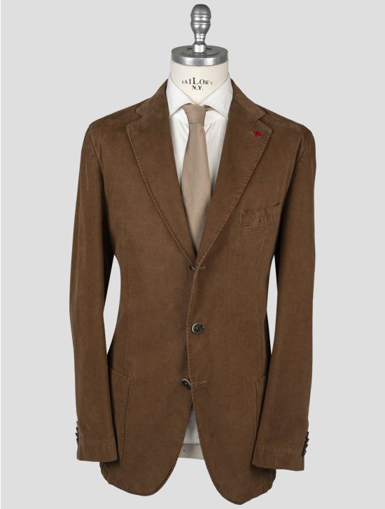 Isaia Isaia Brown Cotton Blazer Brown 000