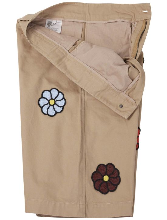 Moncler Moncler Jw Anderson Beige Cotton Short Pants Beige 001