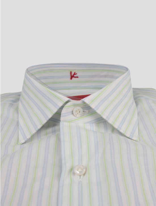 Isaia Isaia Multicolor Cotton Shirt Multicolor 001