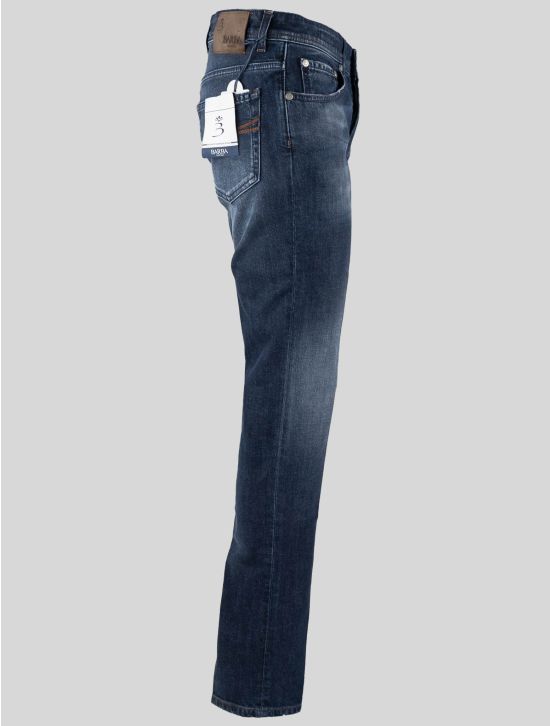 Barba Napoli Barba Napoli Blue Cotton Ea Jeans Blue 001