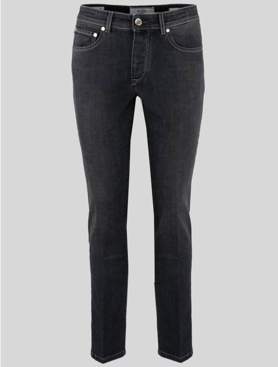 Barba Napoli Barba Napoli Gray Cotton Ea Jeans Gray 000