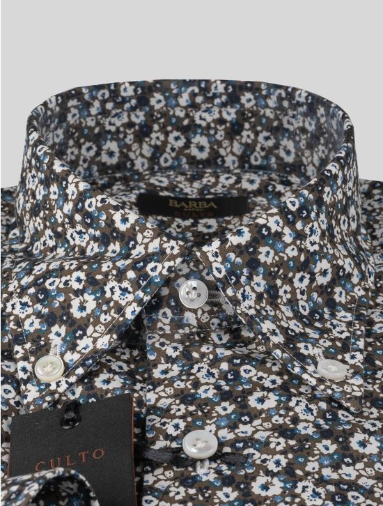 Barba Napoli Barba Napoli Multicolor Cotton Shirts Multicolor 001