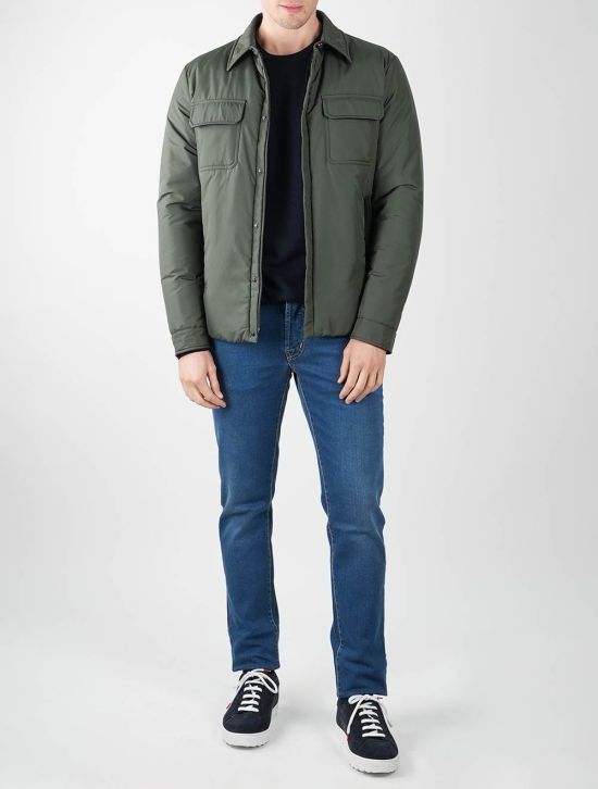 Kiton KITON Green Pl Coat Green 001