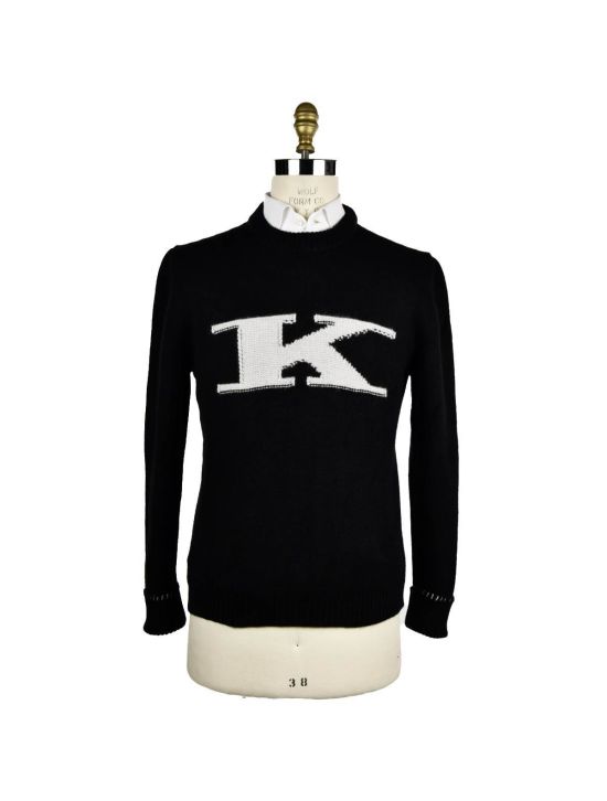 Kiton KITON Black Cashmere Sweater Crewneck Black 000