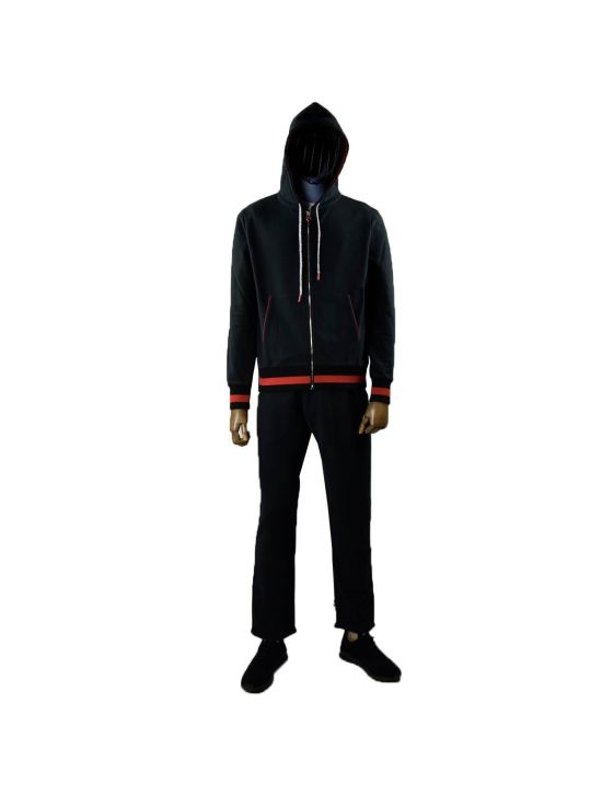 Kiton KITON Black Cotton Tracksuit Black 000