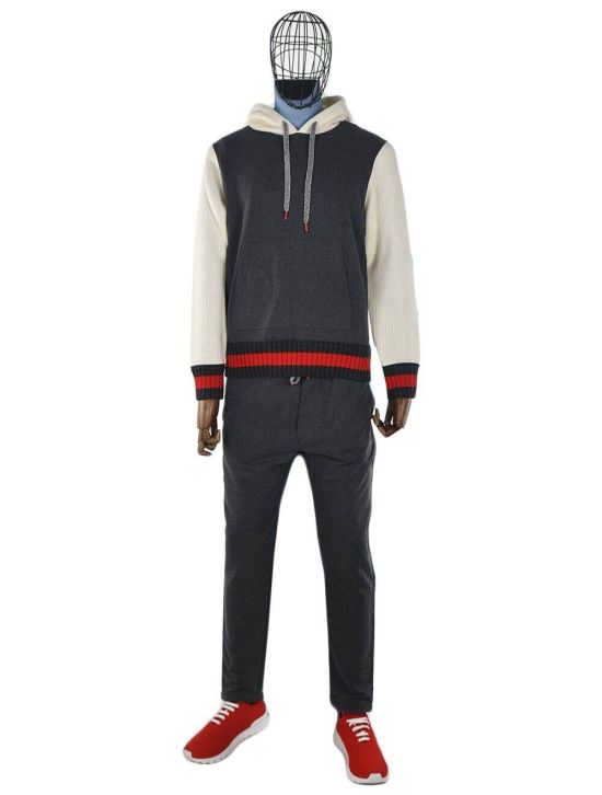 Kiton KITON Gray White Tracksuit Gray/White 001