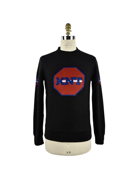 KNT KNT KITON Black Cotton Crewneck Sweater Black 000