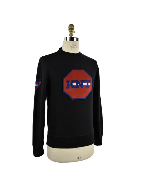 KNT KNT KITON Black Cotton Crewneck Sweater Black 001