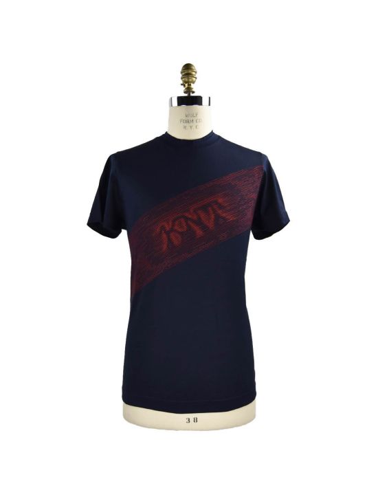 KNT KNT KITON Blue Cotton T-shirt Blue 000