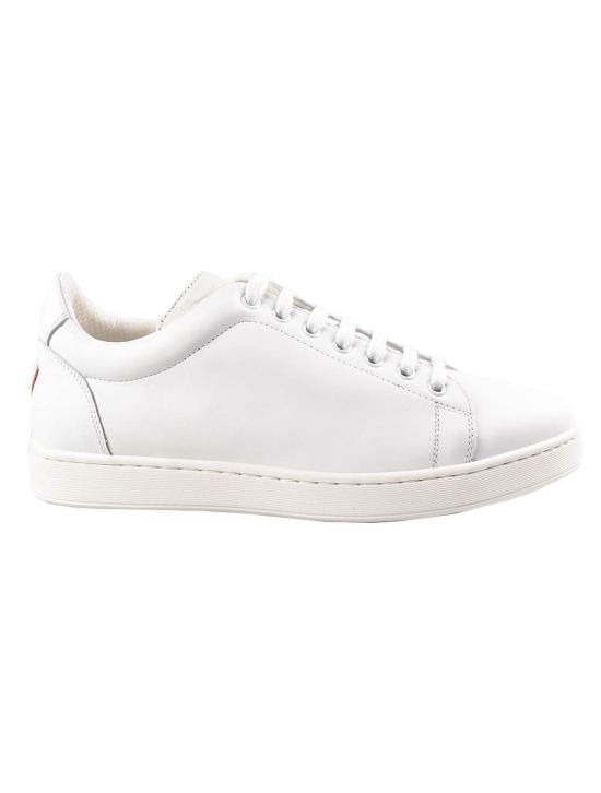 Kiton KITON White Crocodile Calfskin Shoes White 000