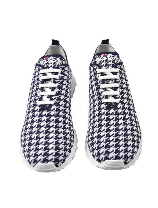 Kiton KITON Blue White Pl Pa Shoes FITS Blue/White 001