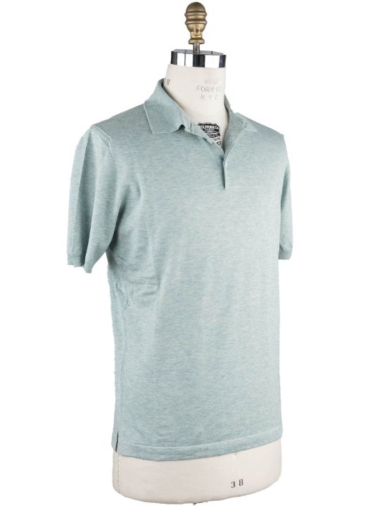 Cesare Attolini Cesare Attolini Green Cotton Cashmere Polo Green 001