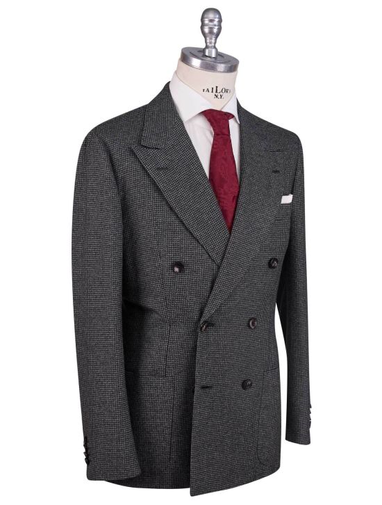 Kiton Kiton Blue Gray Cashmere Suit Blue / Gray 001