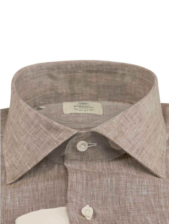 Luigi Borrelli Luigi Borrelli Beige Linen Shirt Beige 001