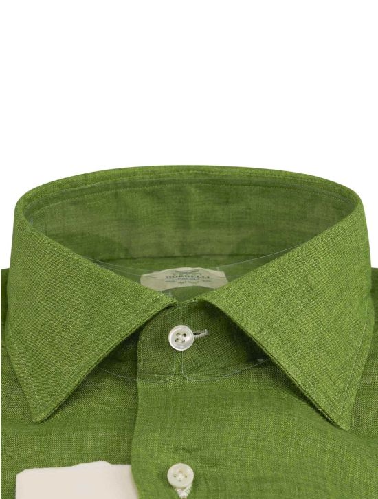 Luigi Borrelli Luigi Borrelli Green Linen Shirt Green 001