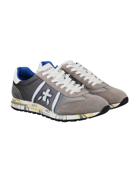 Premiata Premiata Multicolor Leather Suede Cotton Pa Sneakers Multicolor 000