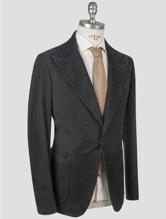 Isaia Isaia Black Lambswool Blazer Black 001