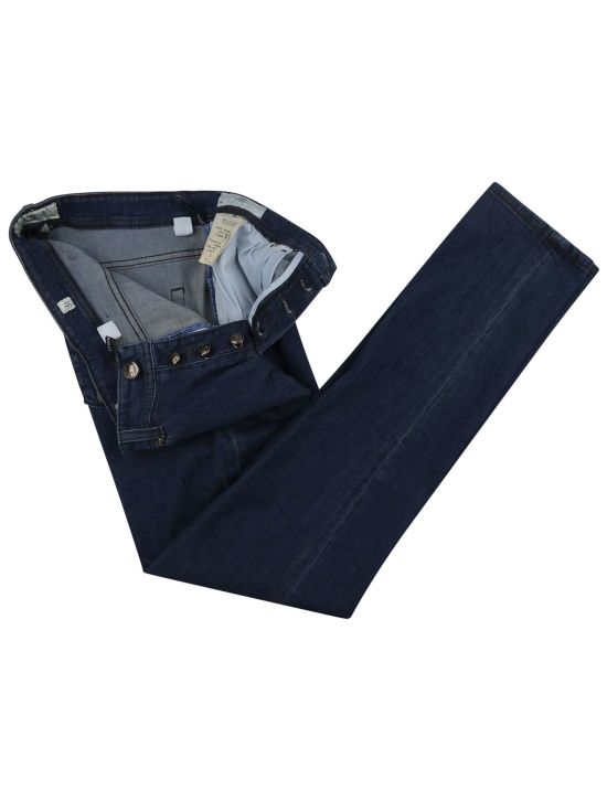 Luigi Borrelli Luigi Borrelli Blue Cotton Ea Jeans Blue 001